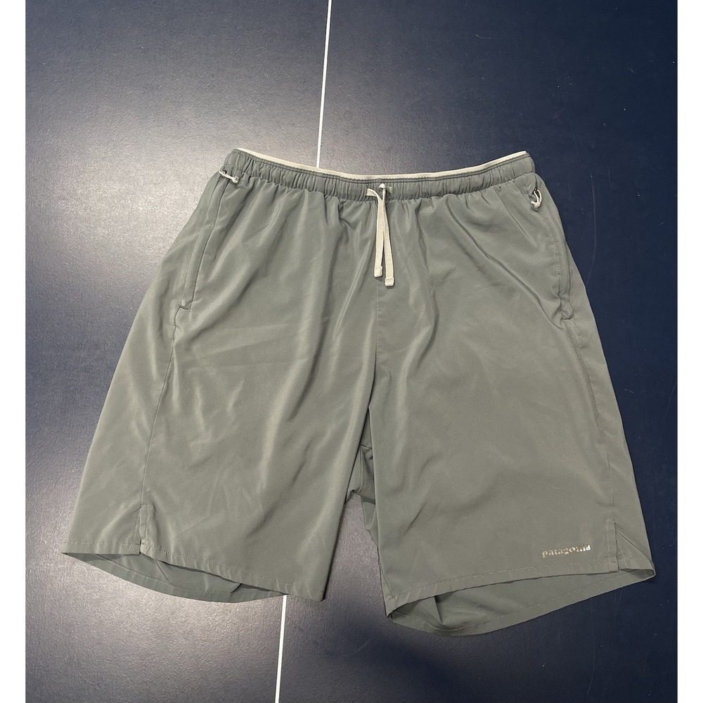 Patagonia Multi Trails Performance Shorts Teal Men's Medium Outdoors Hiking